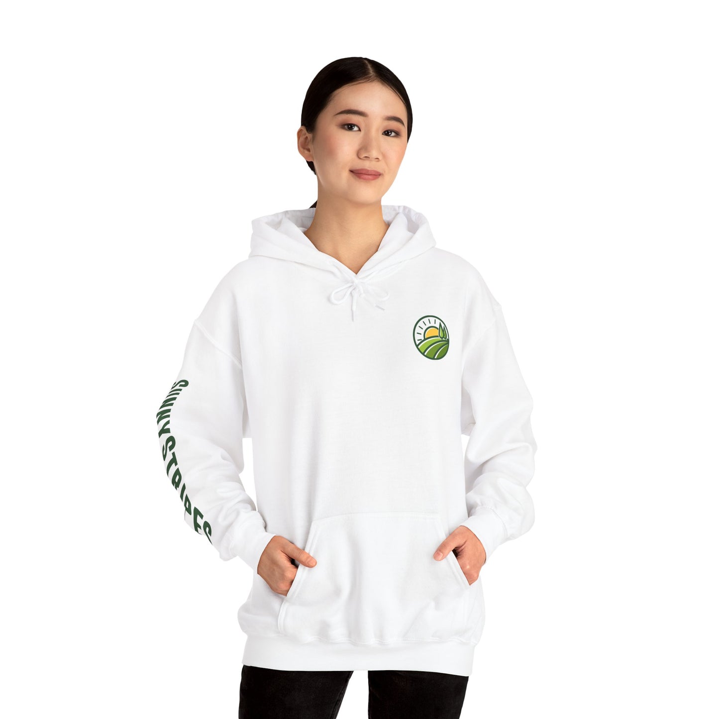Sunny Stripes Unisex Heavy Blend™ Hooded Sweatshirt