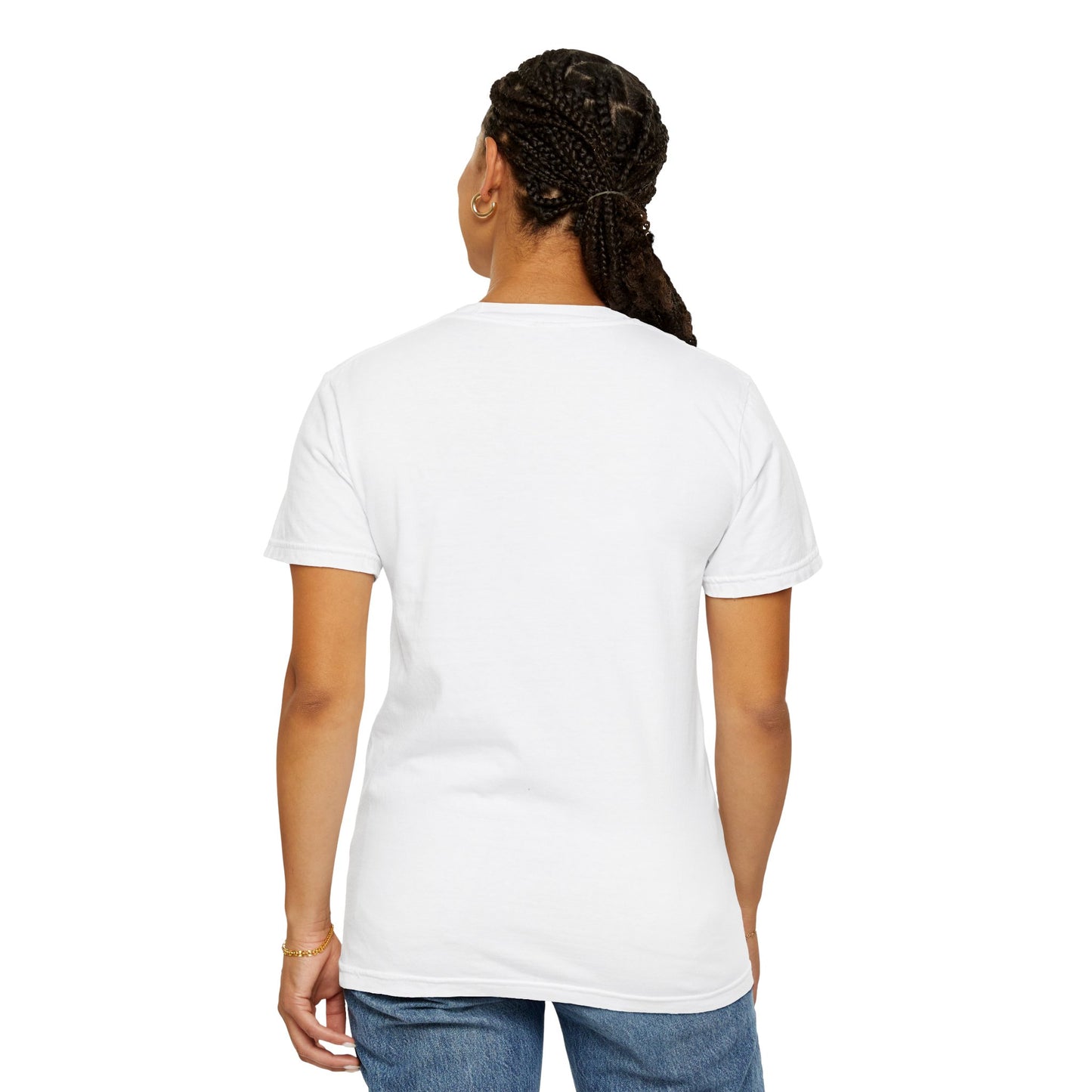 Sunny Stripes Landscape T-Shirt | Unisex Garment-Dyed Tee for Nature Lovers