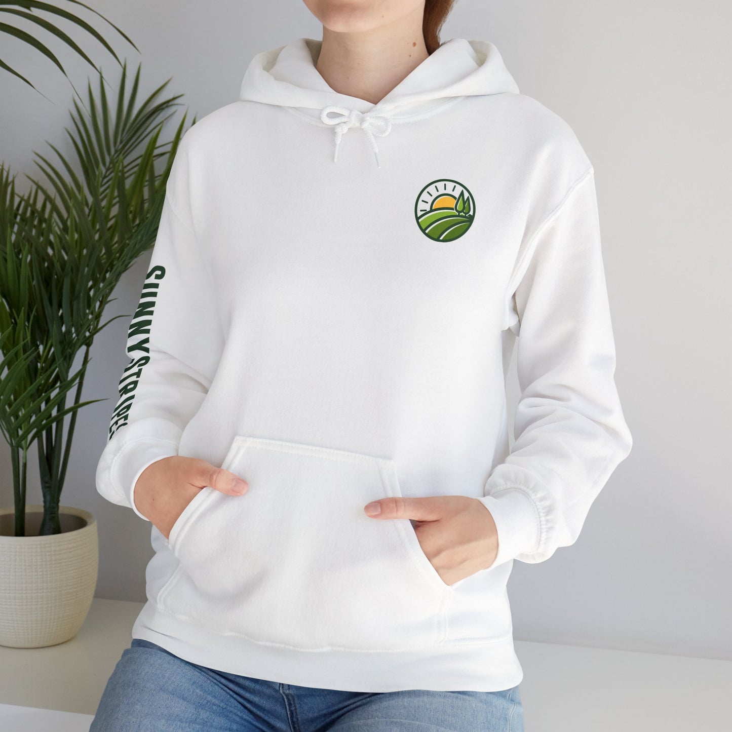 Sunny Stripes Unisex Heavy Blend™ Hooded Sweatshirt