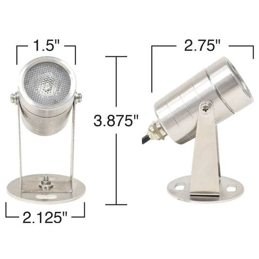 Easy Pro Cabrio Color Changing LED Submersible Light – Stainless Steel