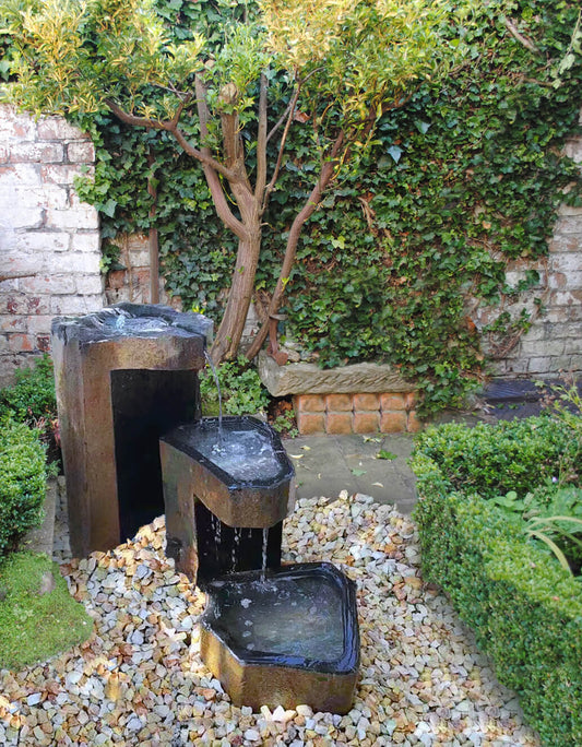 Easy Pro Tranquil Décor Tiered Basalt Fountain Trio or Kit