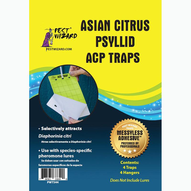 Pest Wizard Asian Citrus Psyllid ACP Card Trap 4-Pack