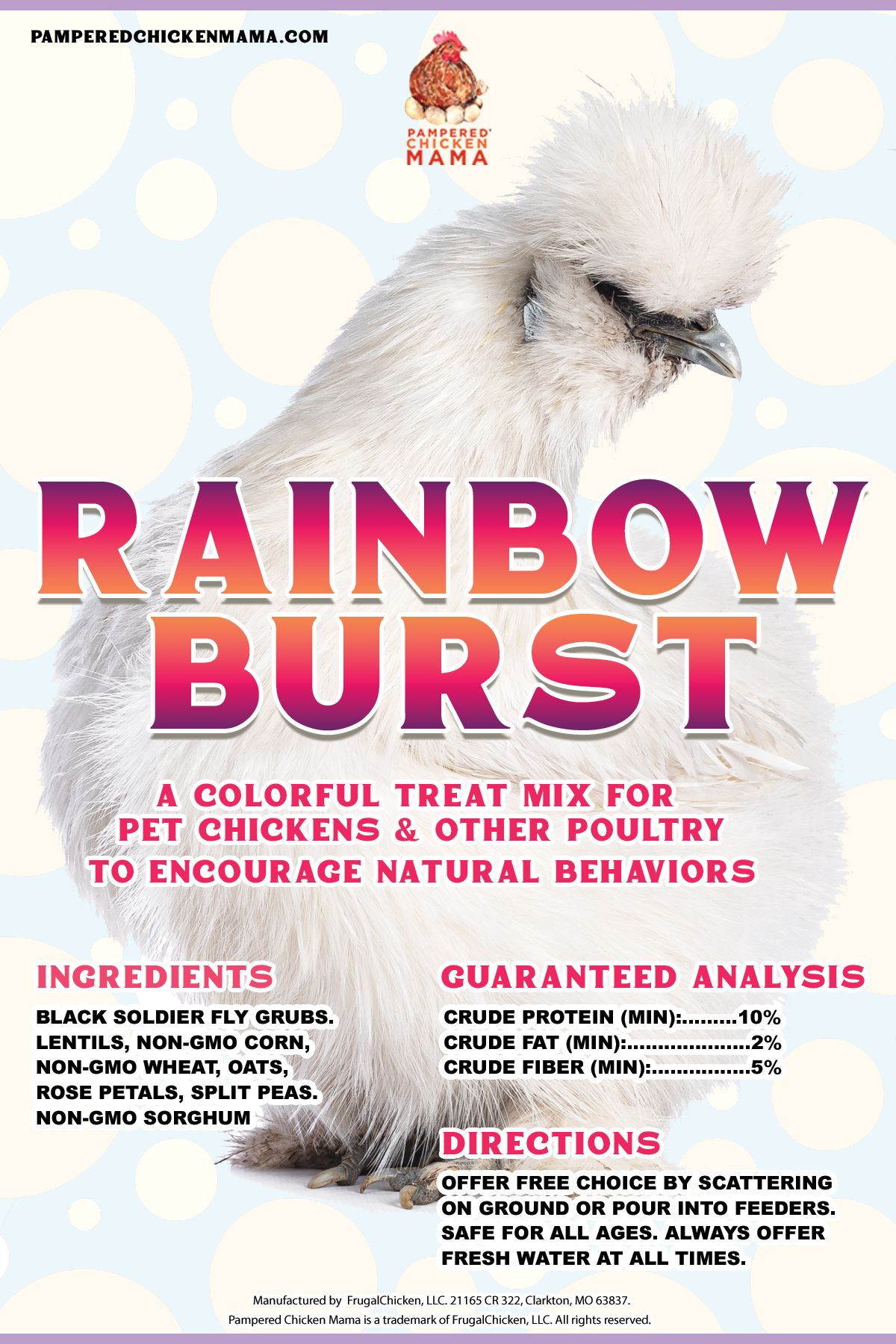 Rainbow Burst Textured Treat To Encourage Natural Behaviors