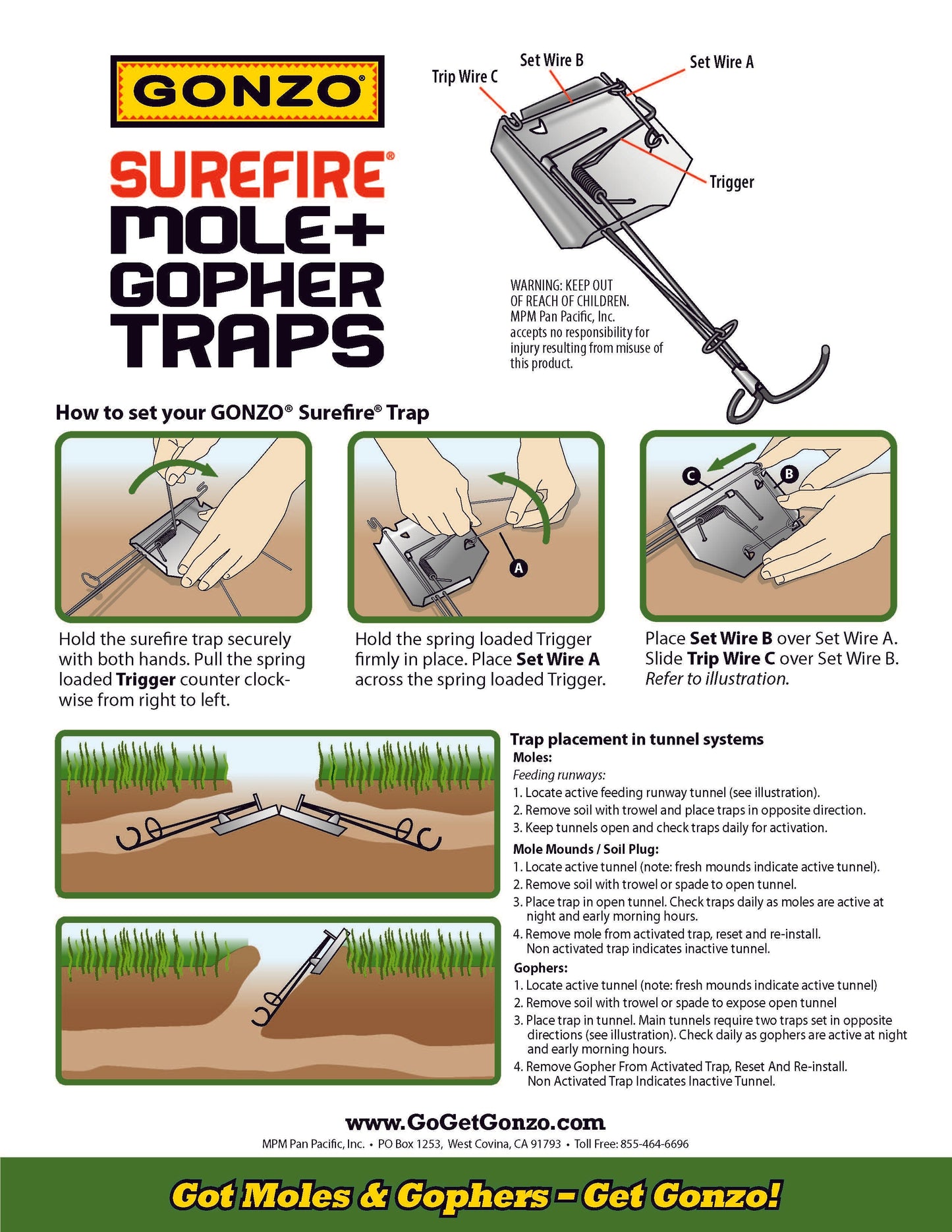 SureFire Gopher Trap