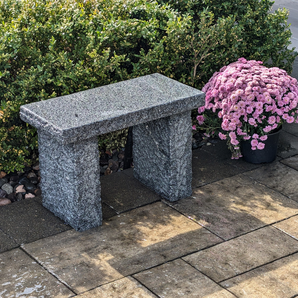 Blue Thumb Grey Granite Bench 12" w x 24" Long