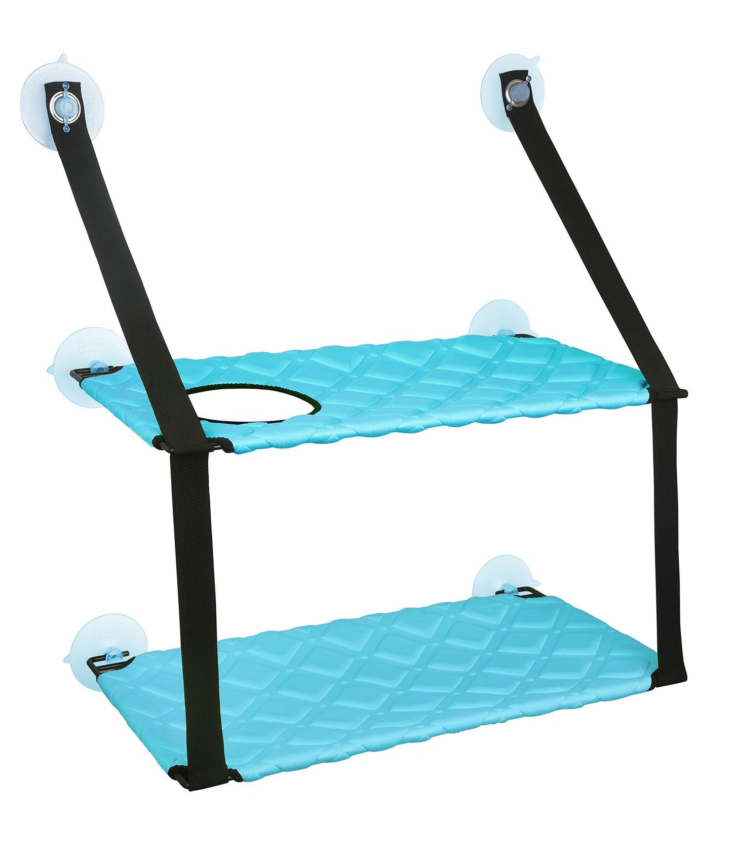 Pet Life ® 'Cat Laze' Suction Cupped Dual-Leveled Kitty Cat Lounger