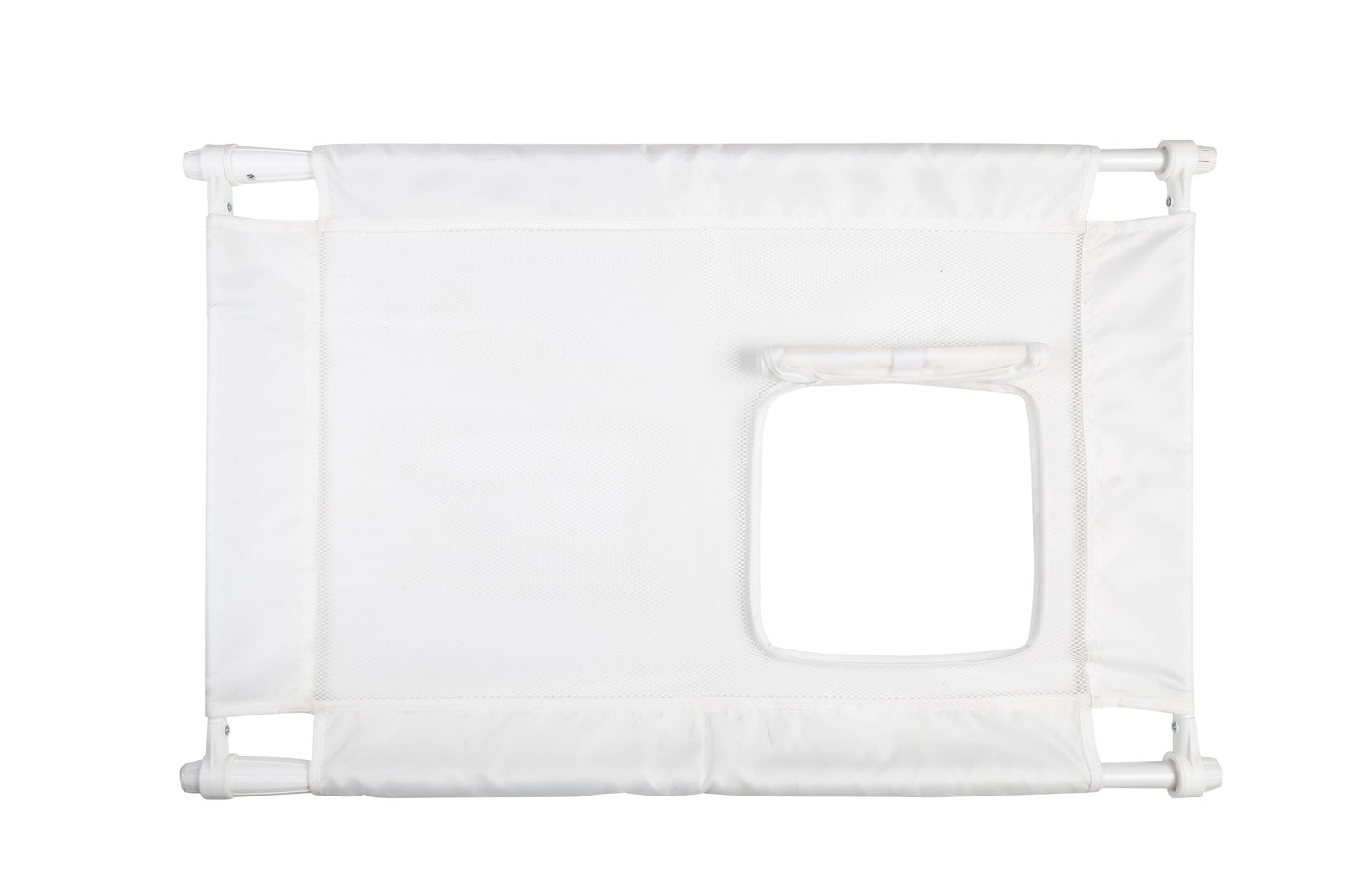 Pet Life ® 'Porta Gate' Anti-Drilling Nylon Mesh Collapsible Folding Travel Safety Pet Cat Dog Gate w/ Zippered Entrance