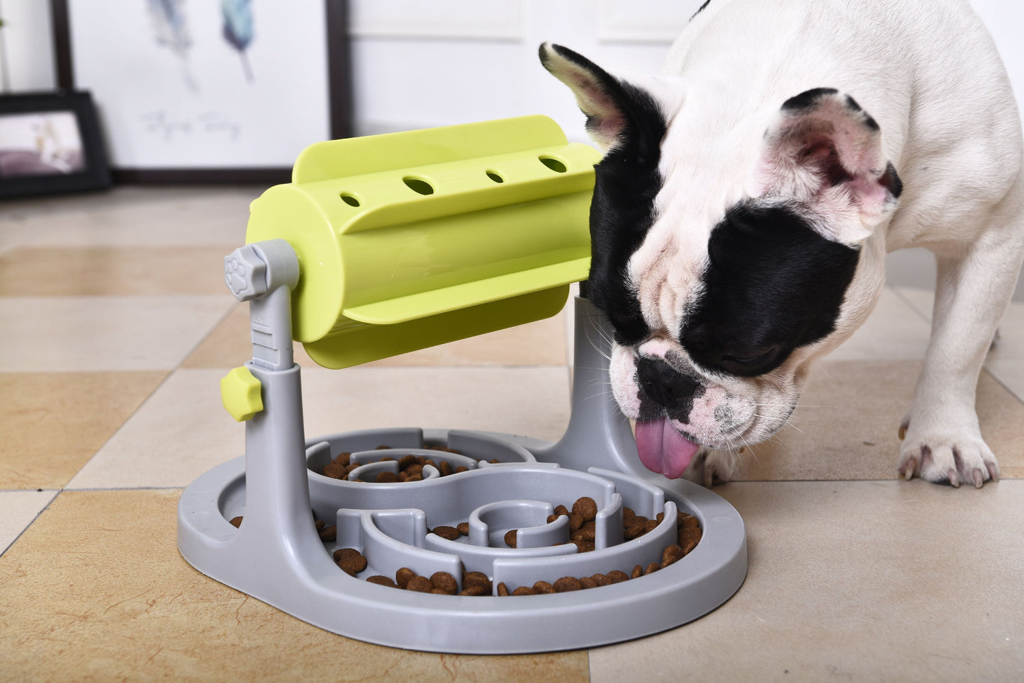 Pet Life ® 'Roto Paw' IQ Training Interactive Rotating Slow Dog Feeder
