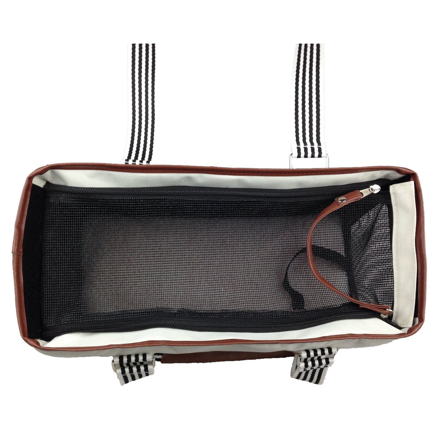 Pet Life ® 'Yacht Polo' Designer Travel Fashion Pet Dog Carrier w/ Pouch