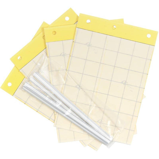 Pest Wizard Yellow Sticky Card Trap, Large 4-Pack
