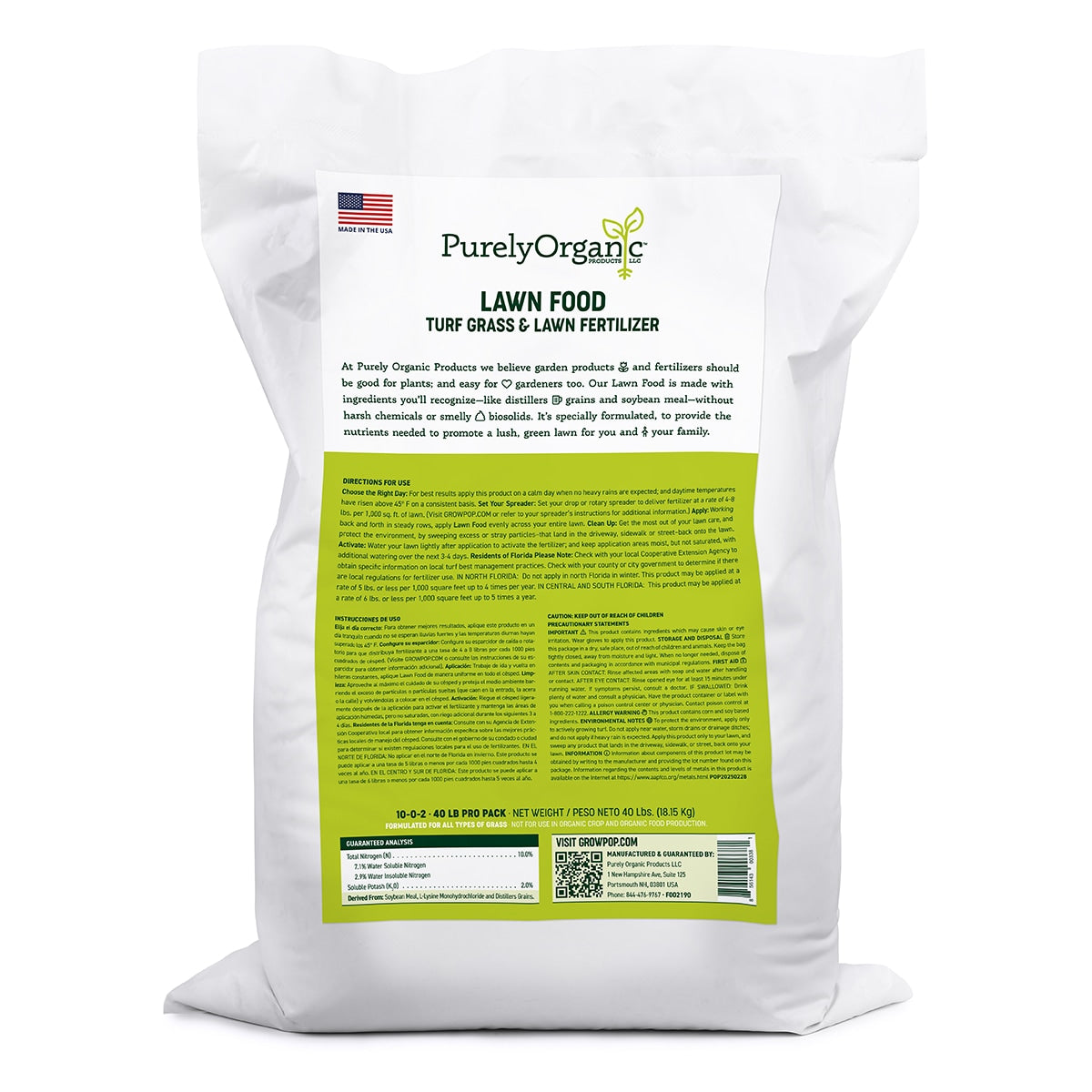 Purely Organic Products Lawn Food 10-0-2