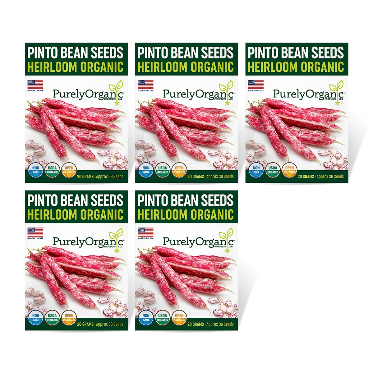 Purely Organic Pinto Beans - USDA Organic