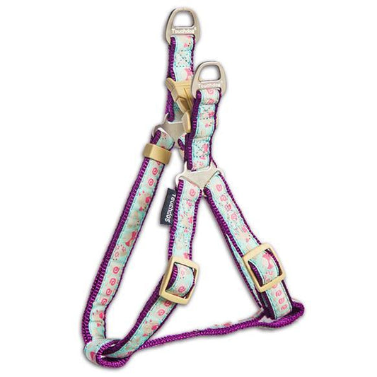Touchdog 'Avery Patterned' Tough Stitched Dog Harness and Leash