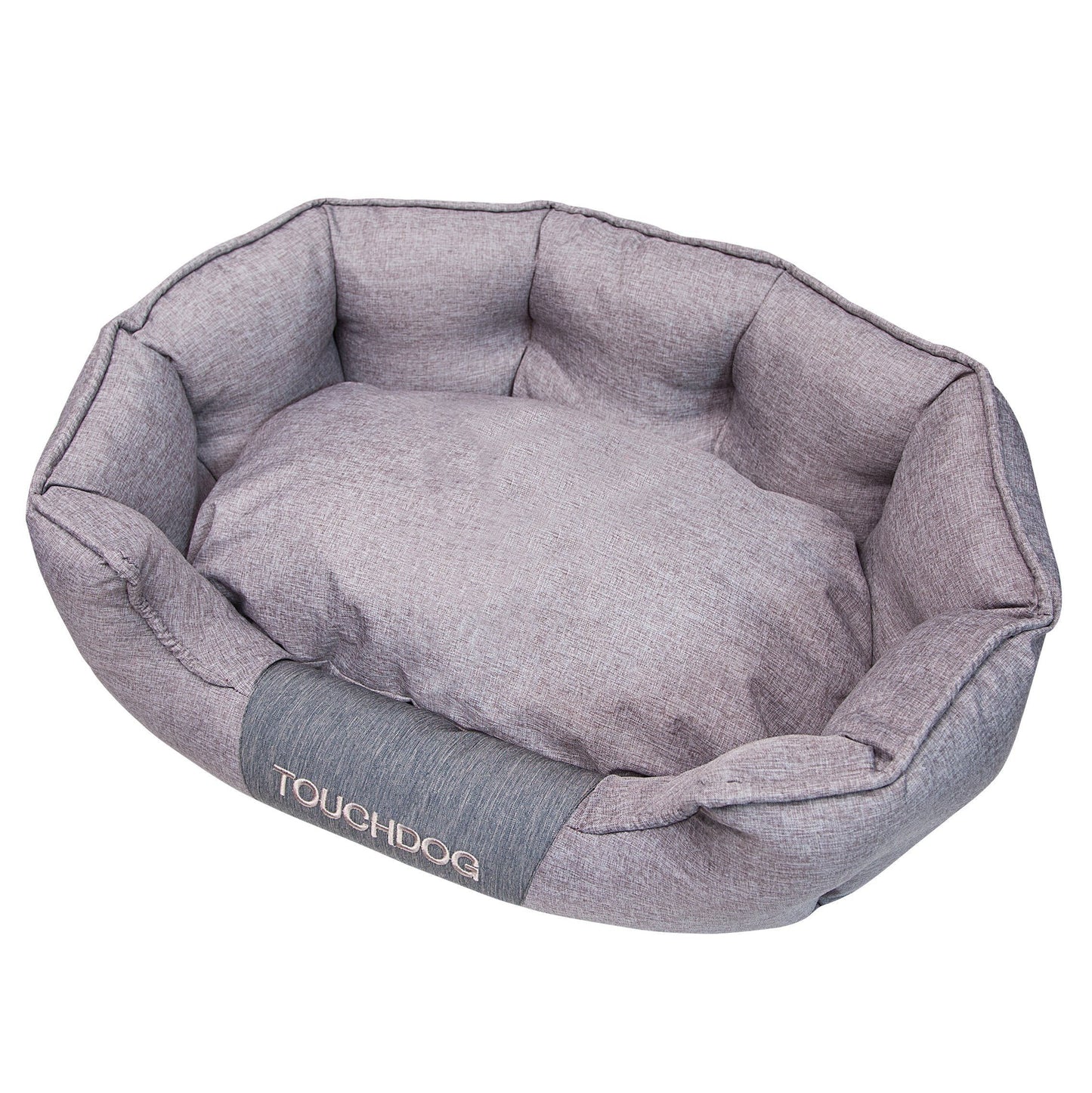 Touchdog 'Concept-Bark' Water-Resistant Premium Oval Dog Bed