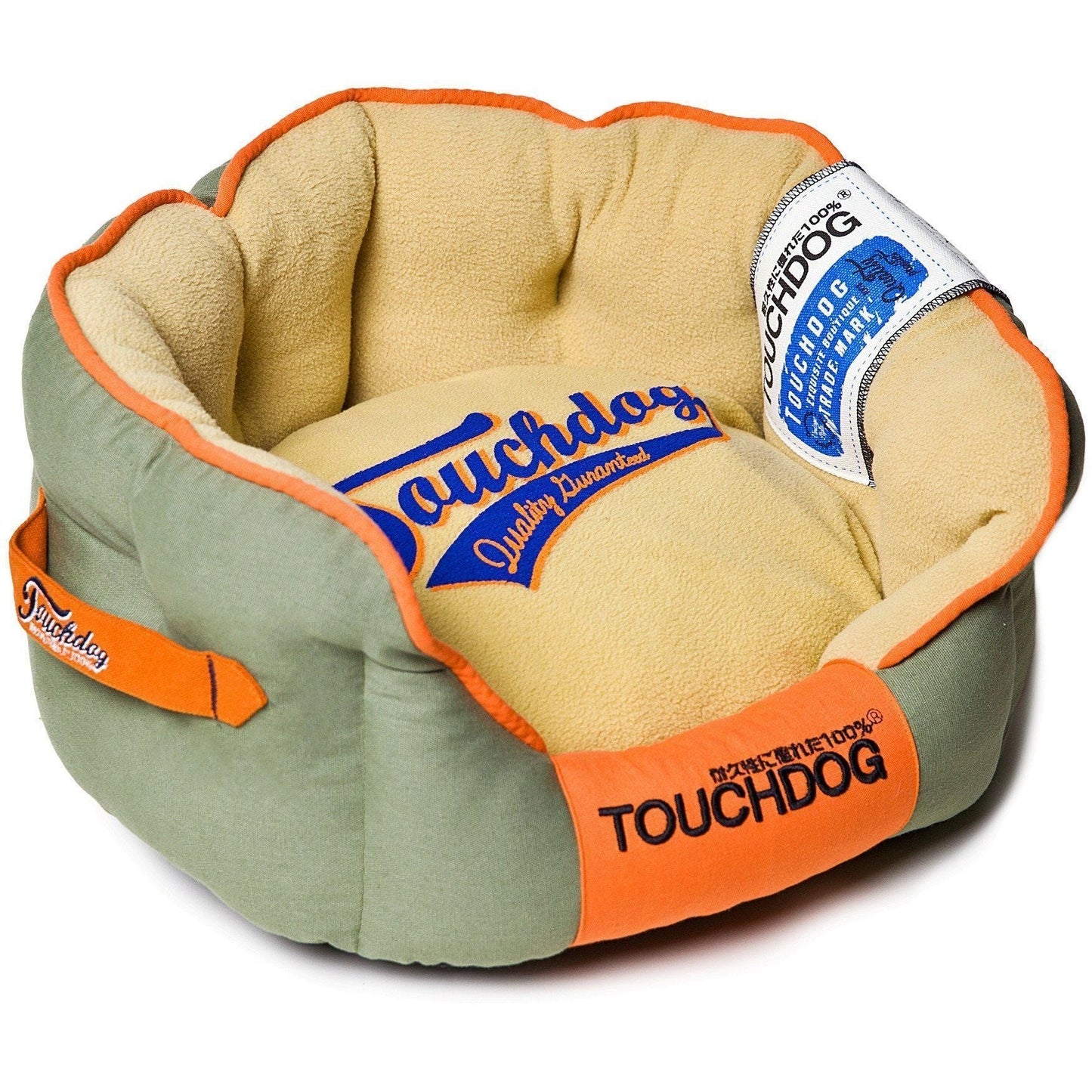 Touchdog ® 'Castle-Bark' Original Premium Designer Rounded Dog Bed