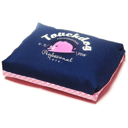 Touchdog ® 'Polka-Striped' Rectangular Designer Premium Dog Bed