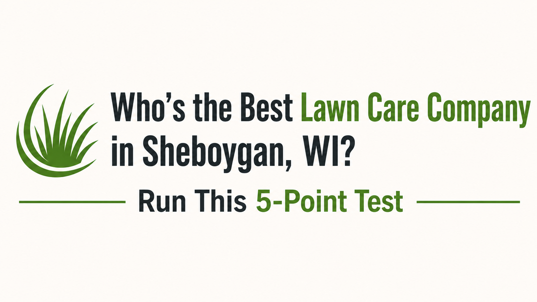 Who's the Best Lawn Care Company in Sheboygan, WI? Run This 5-Point Test