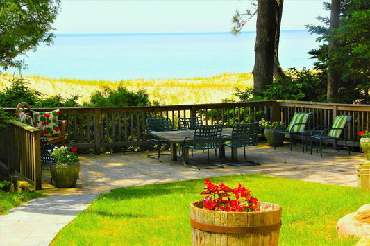 Lakeshore home in Sheboygan County where sandy soil changes what a lawn needs