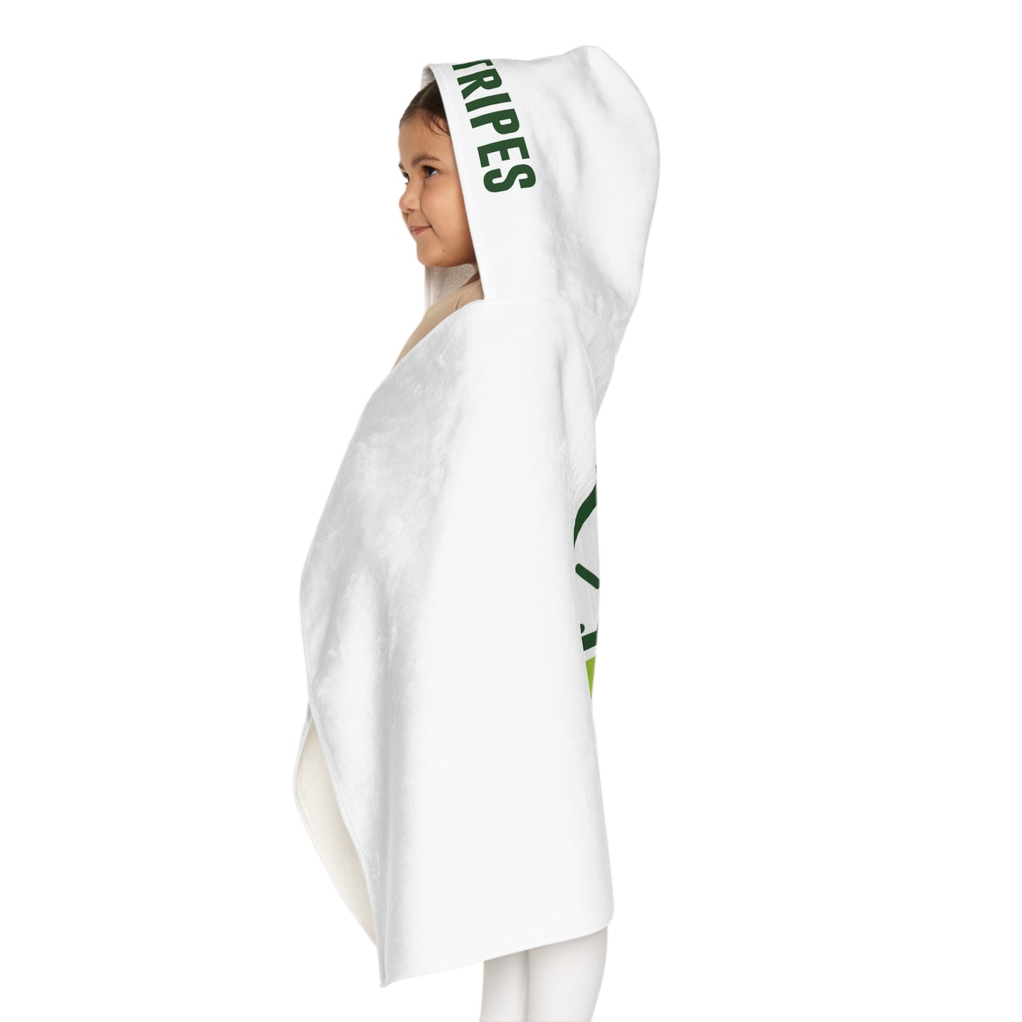 SunnyStripes Youth Hooded Towel - Fun & Cozy Beachwear for Kids