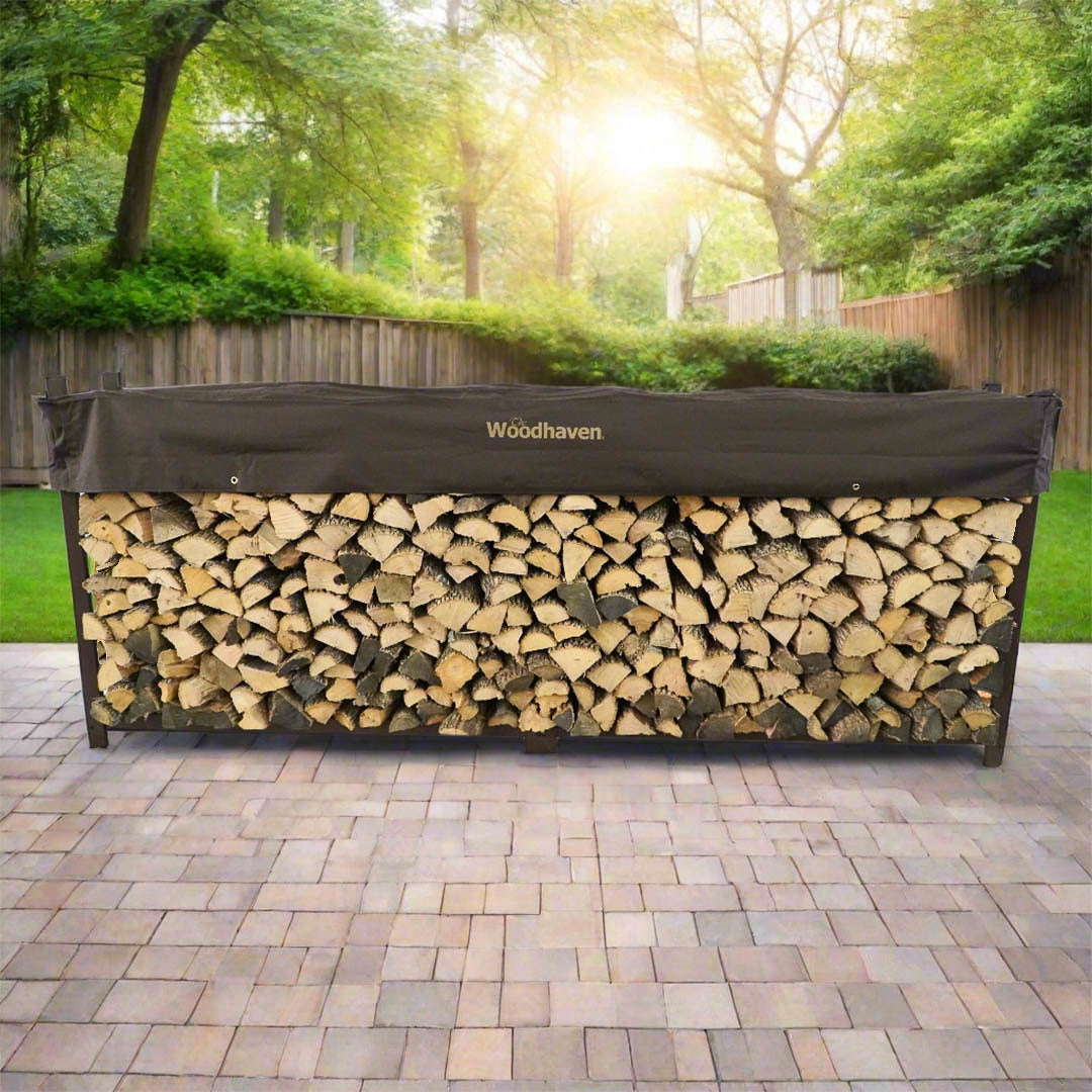 The Woodhaven 10ft Firewood Rack