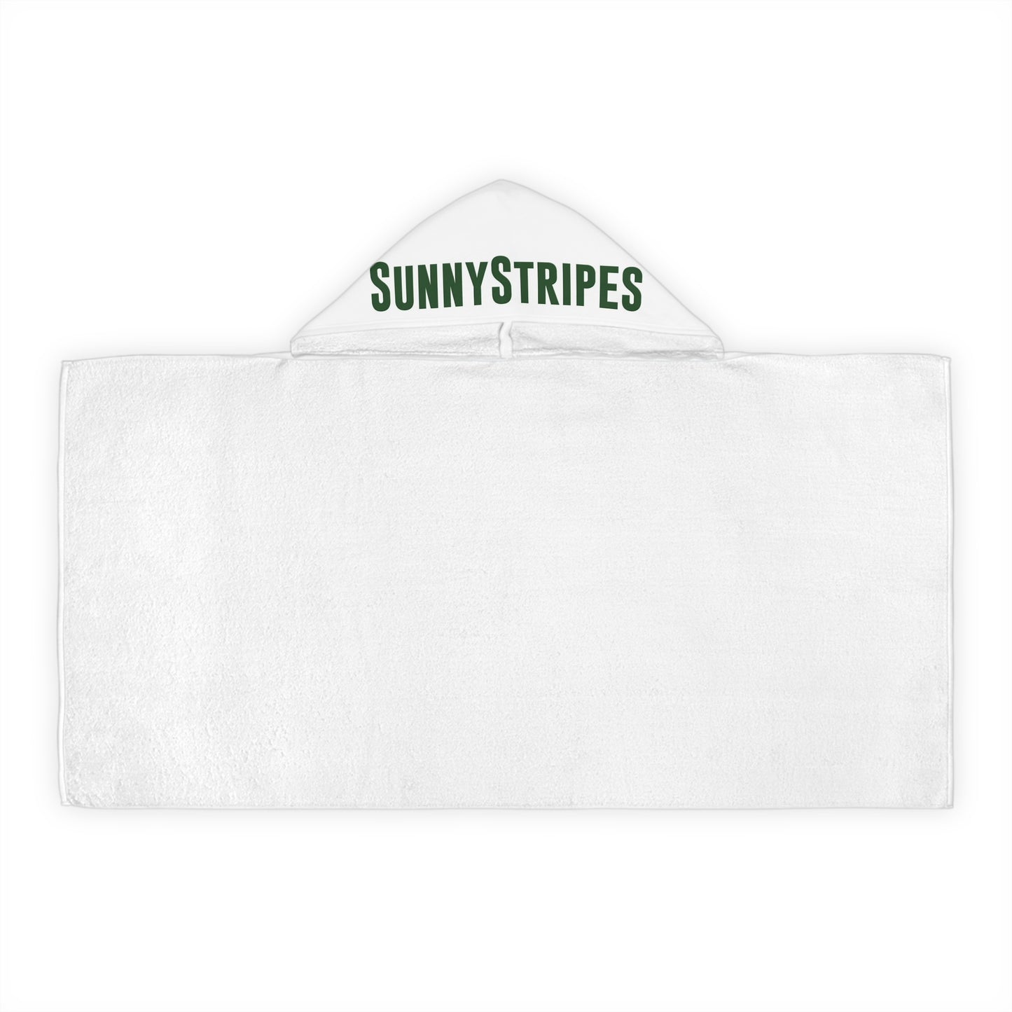 SunnyStripes Youth Hooded Towel - Fun & Cozy Beachwear for Kids