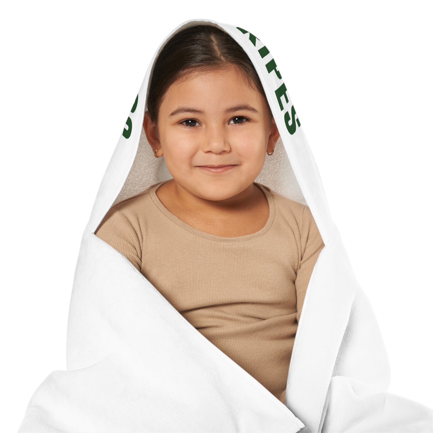 SunnyStripes Youth Hooded Towel - Fun & Cozy Beachwear for Kids