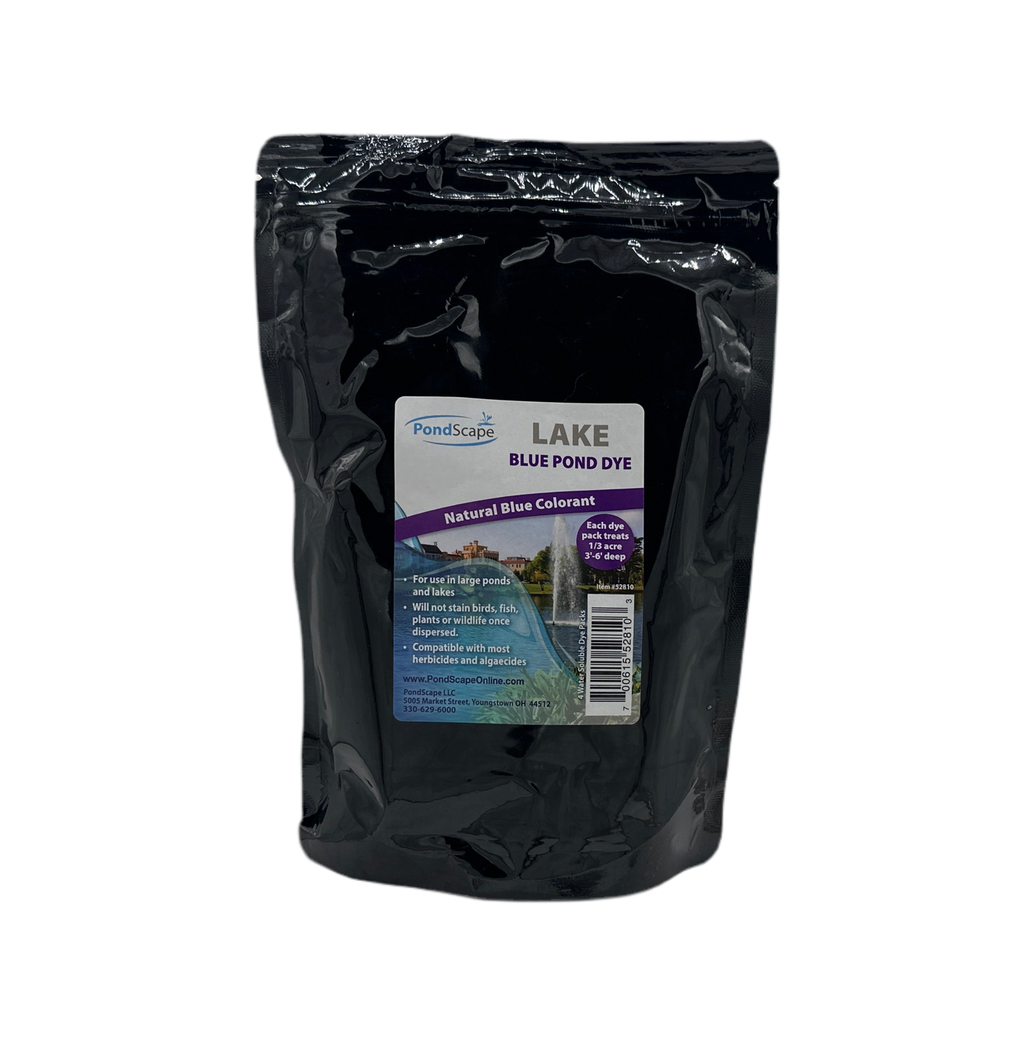 PondScape Blue Pond Dye 4 Water Soluble Packets