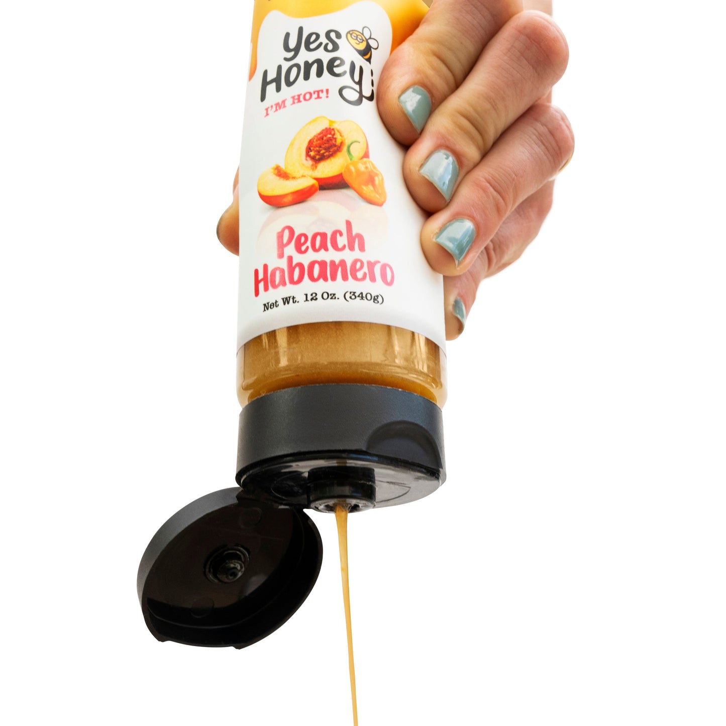 Peach Habanero Honey Drizzler