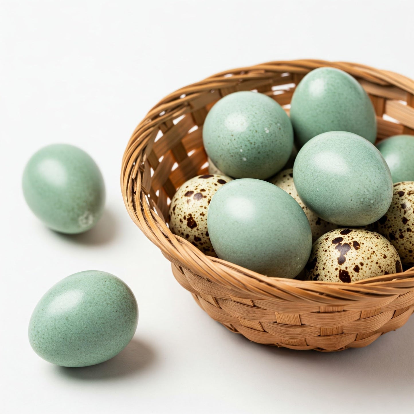 Celadon Coturnix Hatching Eggs - true blue layers