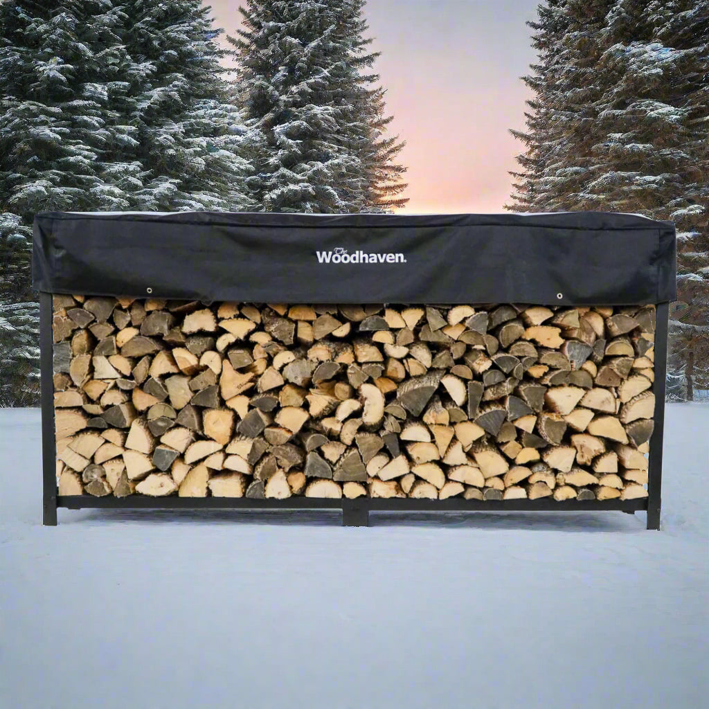 The Woodhaven 8ft Firewood Rack