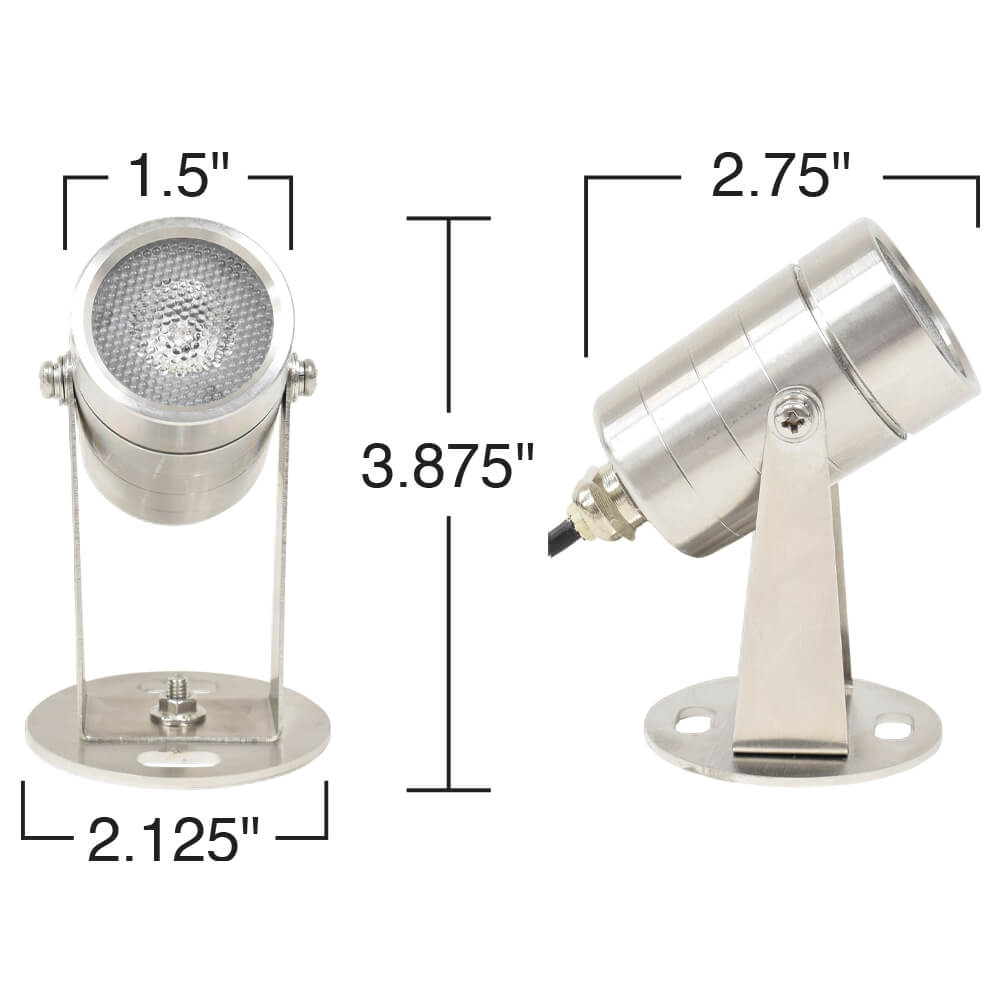 Easy Pro Cabrio Color Changing LED Submersible Light – Stainless Steel