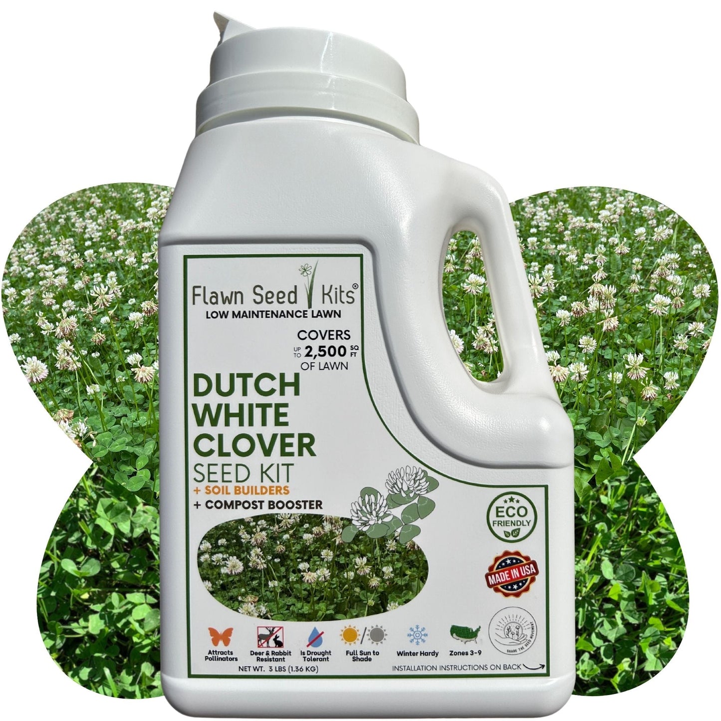 Dutch White Clover Easy Spread Shaker