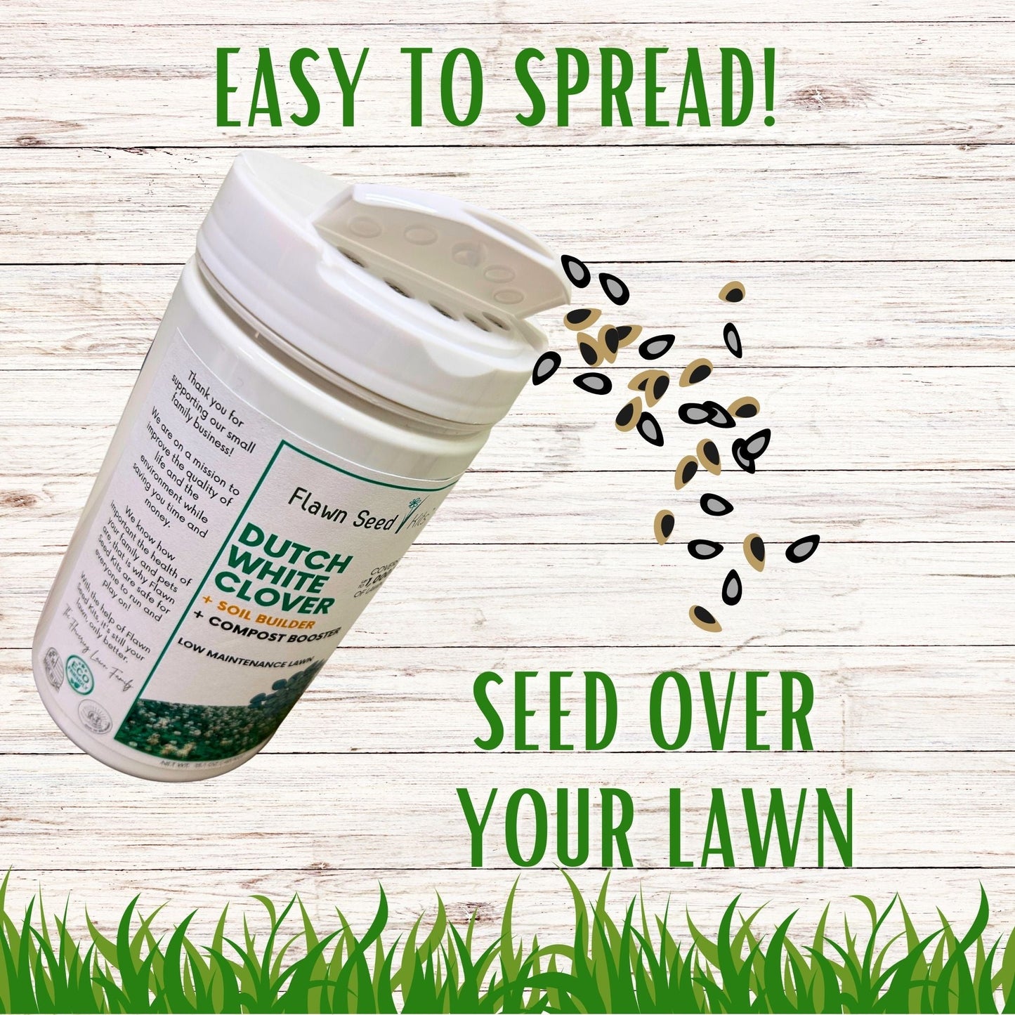 Dutch White Clover Easy Spread Shaker