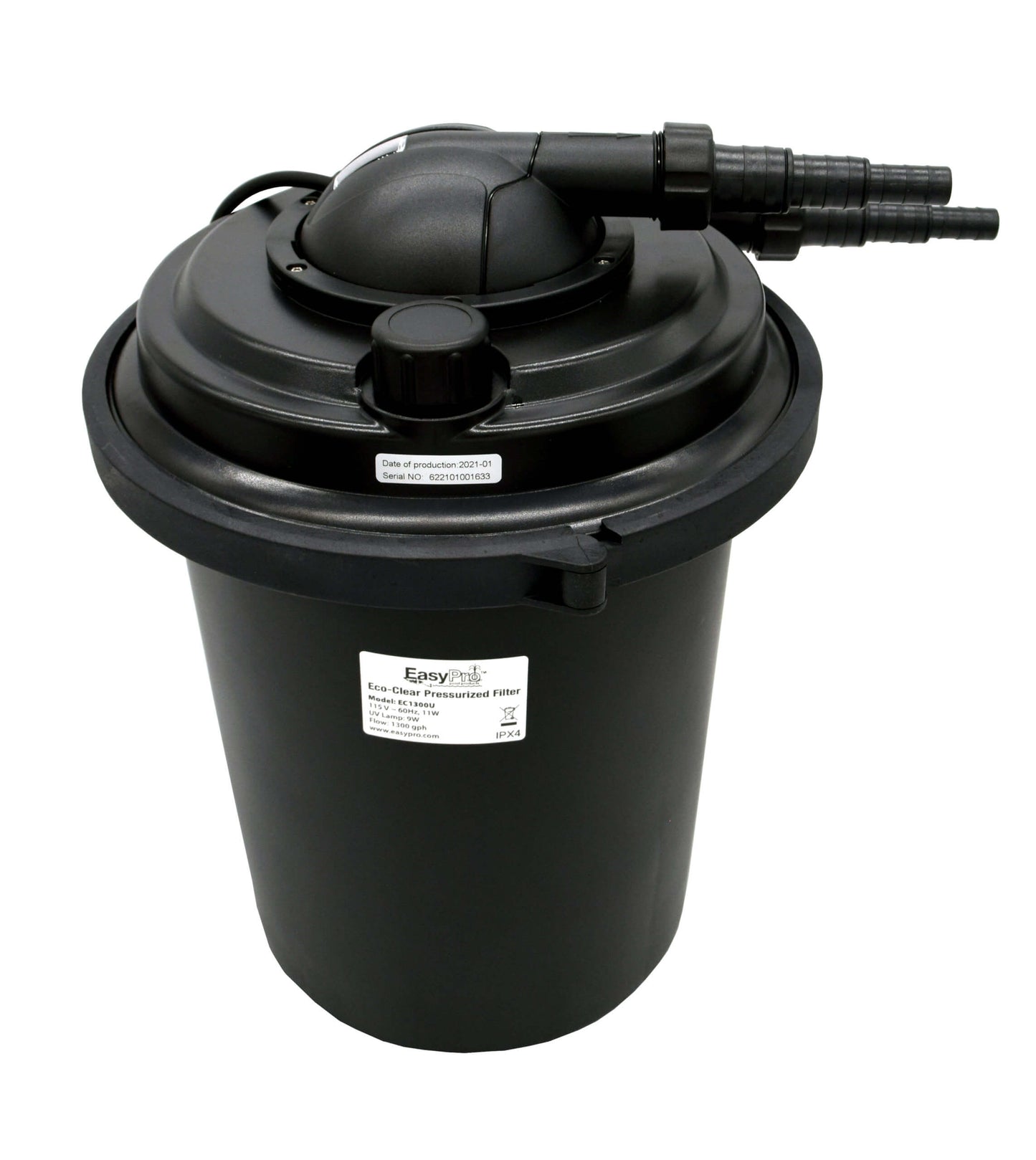 EasyPro  Eco-Clear Pressurized Filter- up to 1300 gallons