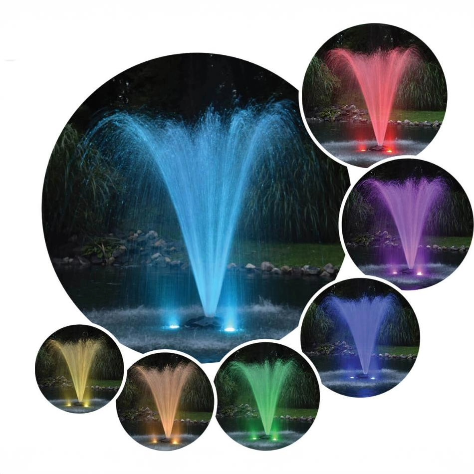 EasyPro AquaShine Stainless Steel Color Changing Light Kit - 3 Lights