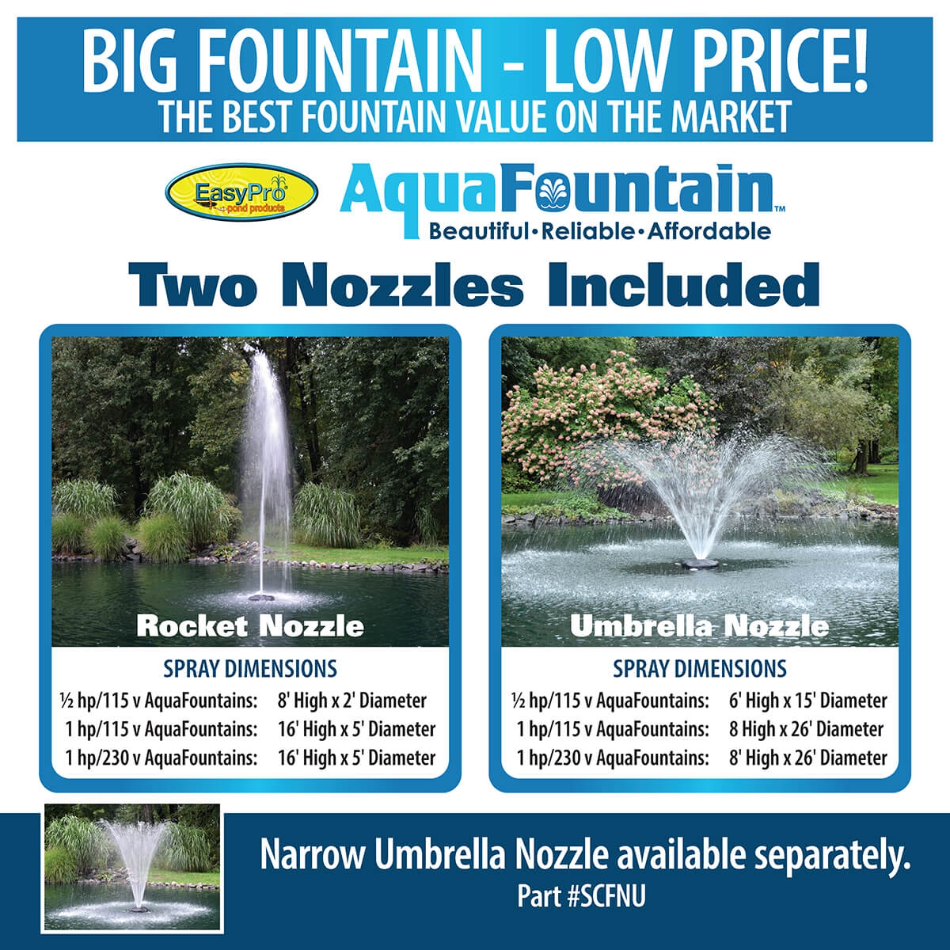 EasyPro 1 HP AquaFountain