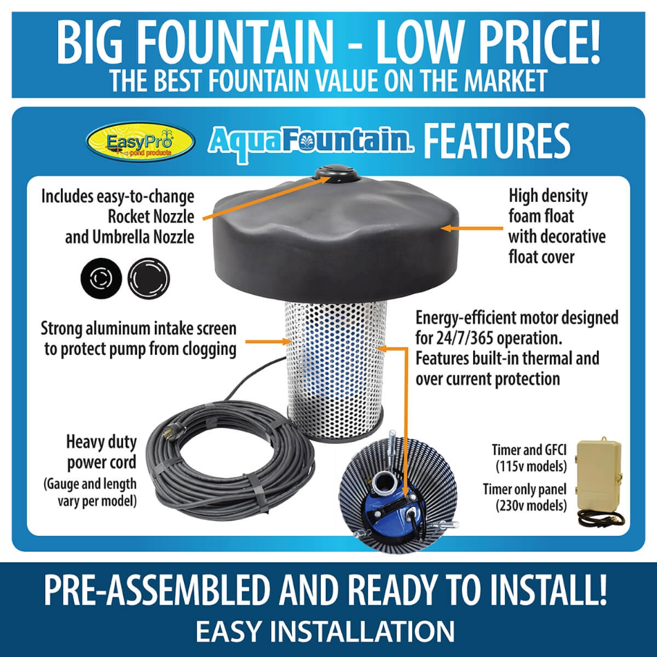 EasyPro 1 HP AquaFountain