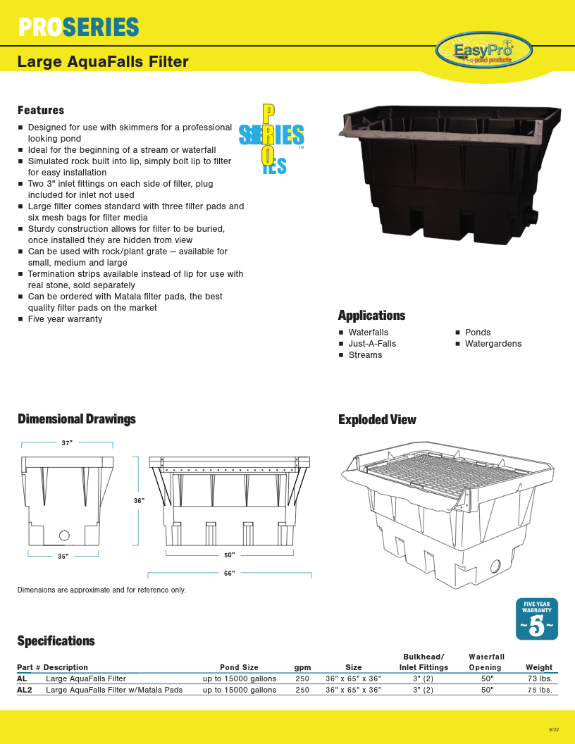 EasyPro Large AquaFalls
