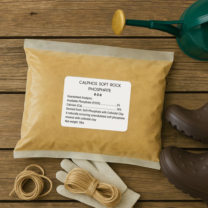 Calphos Soft Rock Phosphate (5 lb bag)
