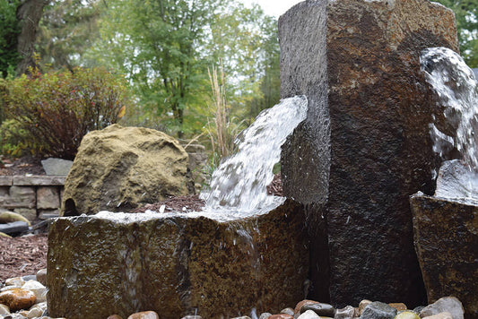 Easy Pro Tranquil Décor Trilogy Falls Basalt Fountain Set