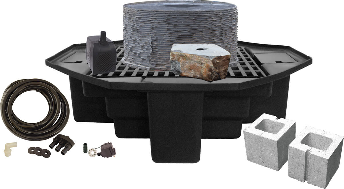 Easy Pro Tranquil Décor Levitation Real Stone Fountain Kit