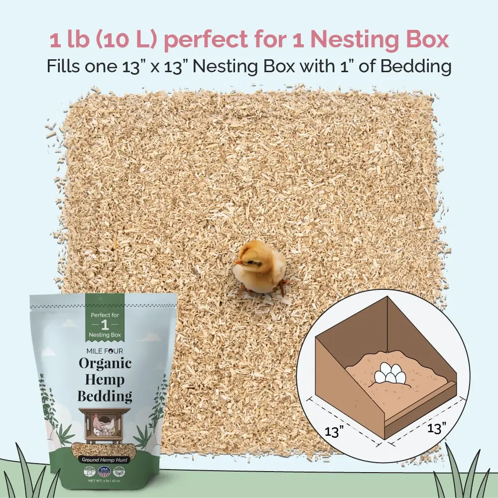 Hemp Bedding for Chicken Coops
