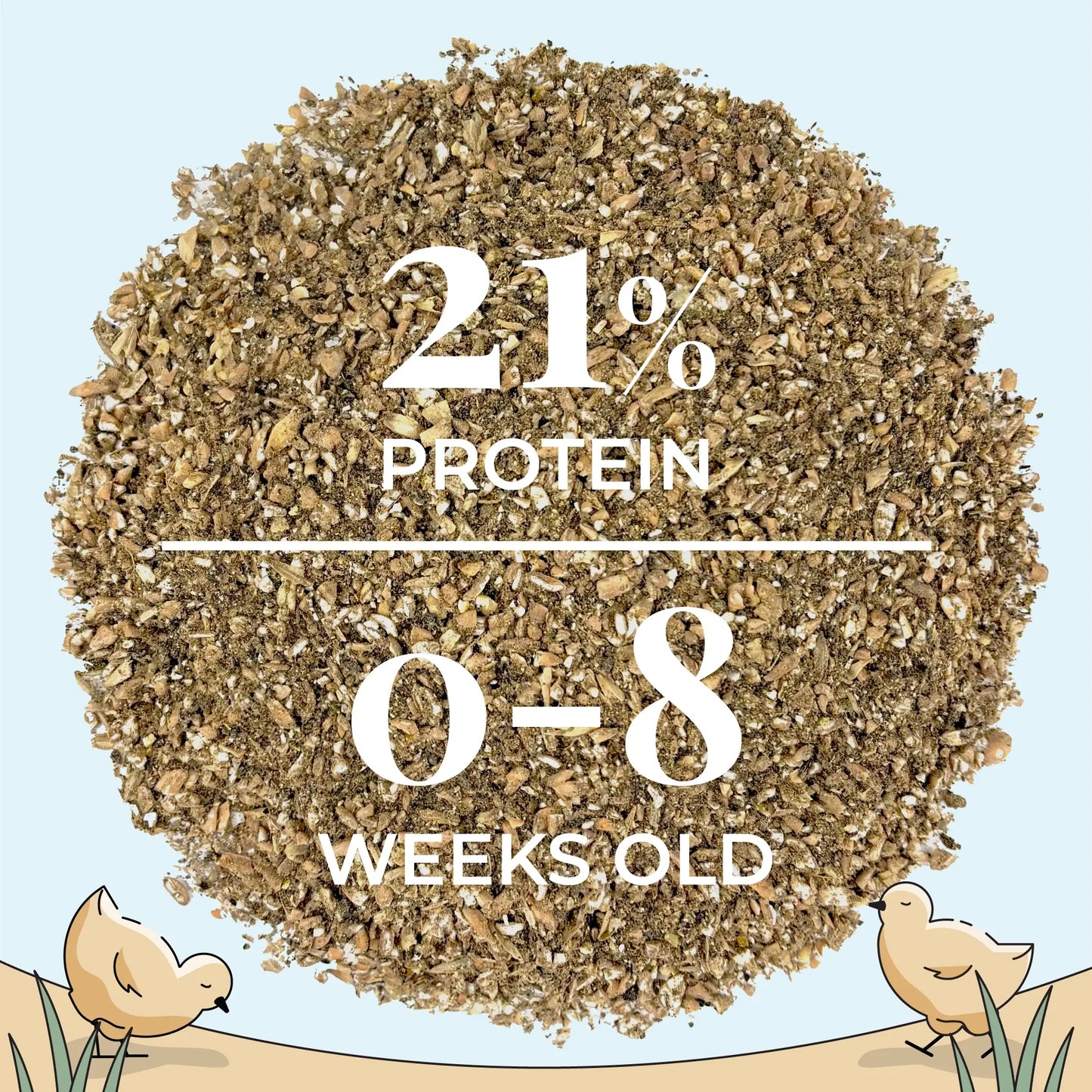 Starter Feed Kit | 8 Weeks of Organic Feed & Grit for 10 Chicks