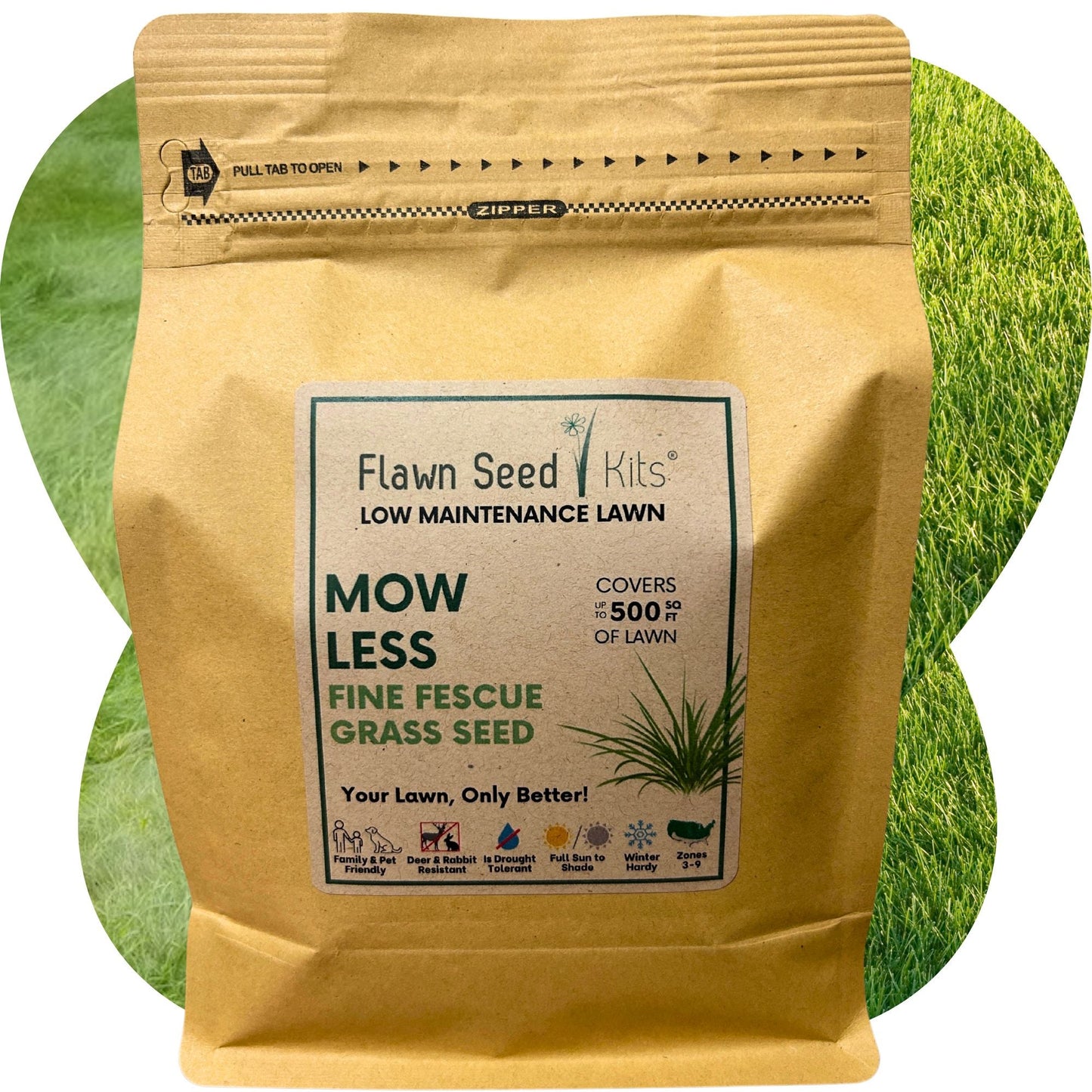 Mow Less Grass Seed