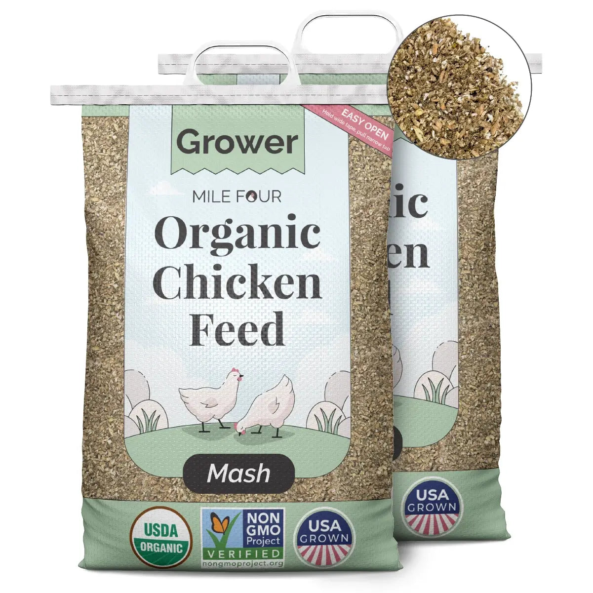 Grower Organic Chicken Feed