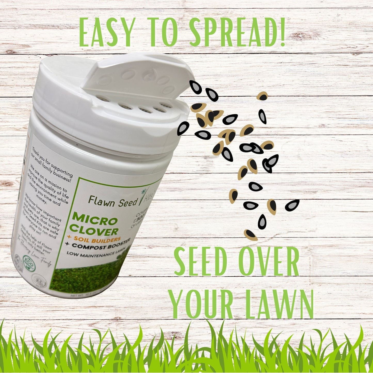 Micro Clover Easy Spread Shaker