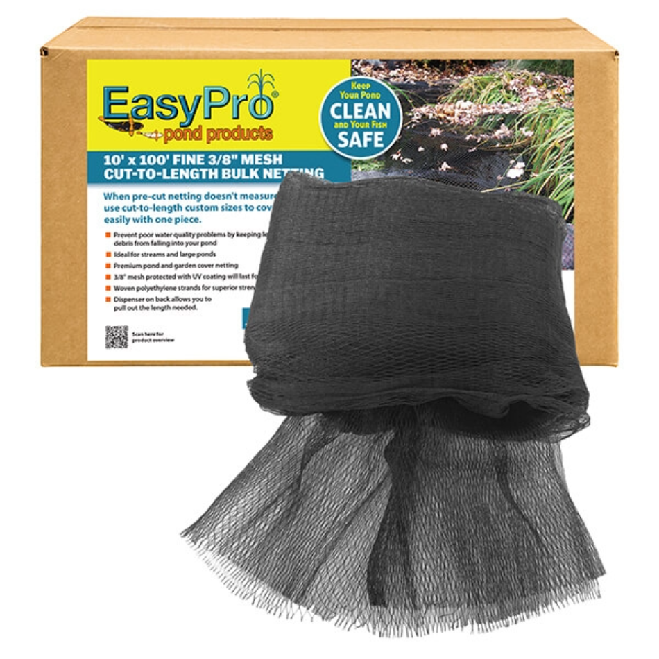 EasyPro 3/8" Fine Mesh Premium Pond Cover Netting