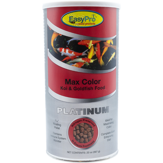 Easy Pro Platinum Koi & Goldfish Food – Max Color