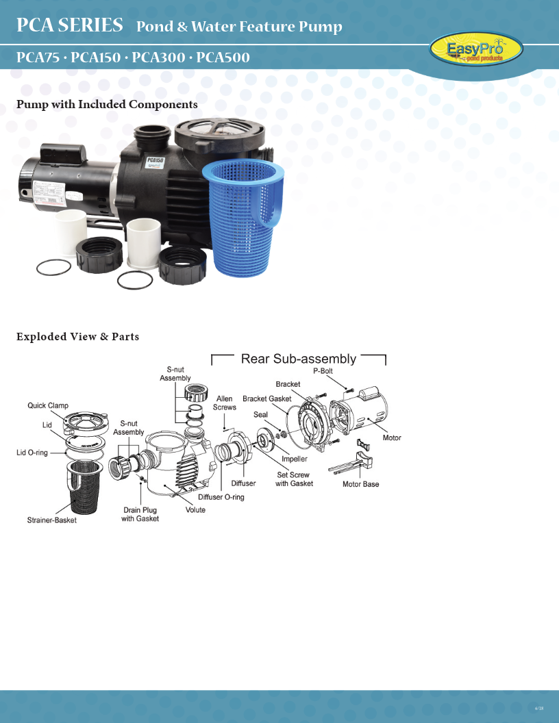 EasyPro Self Priming High Flow External Pump