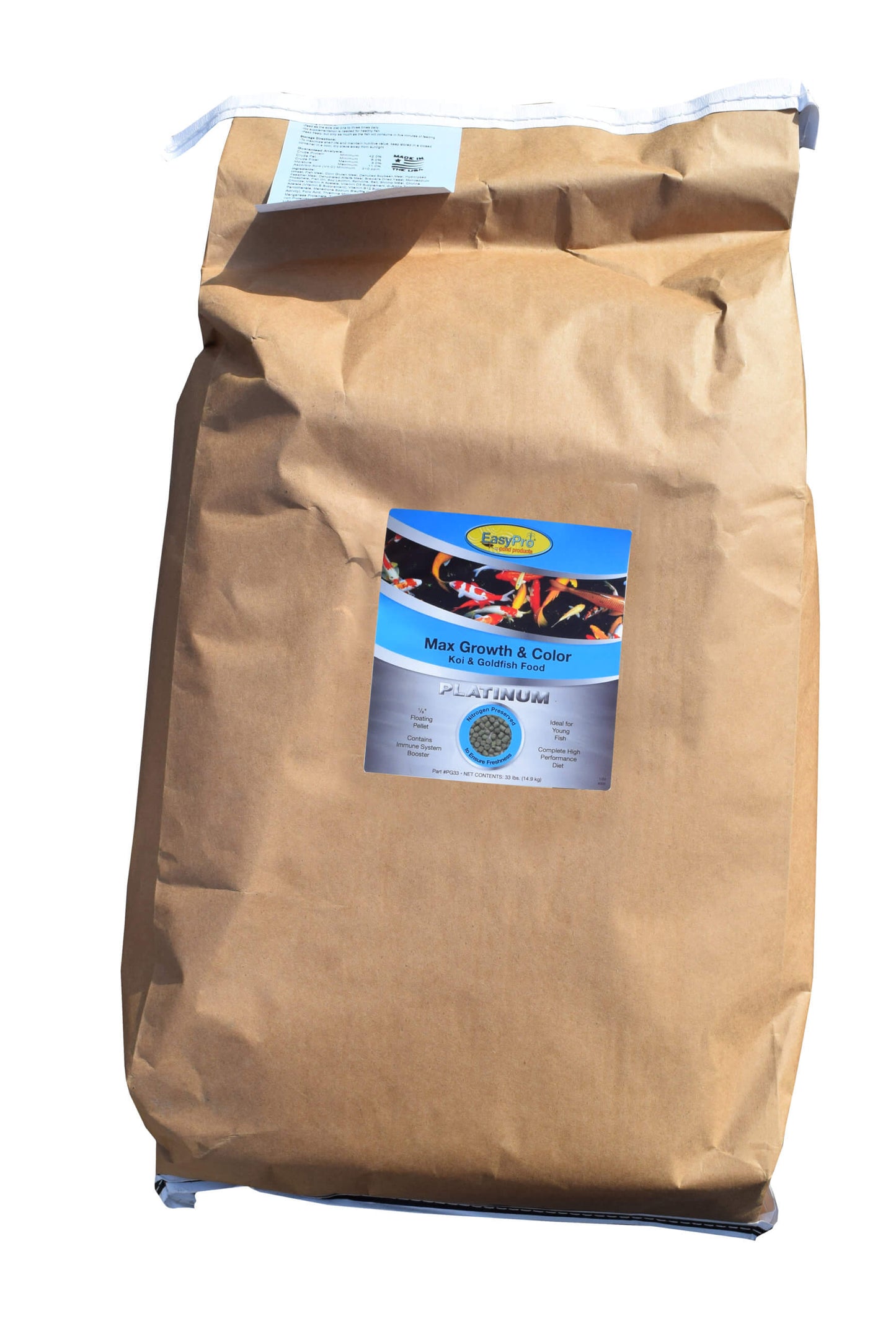 Easy Pro Platinum Koi & Goldfish Food – Max Growth & Color